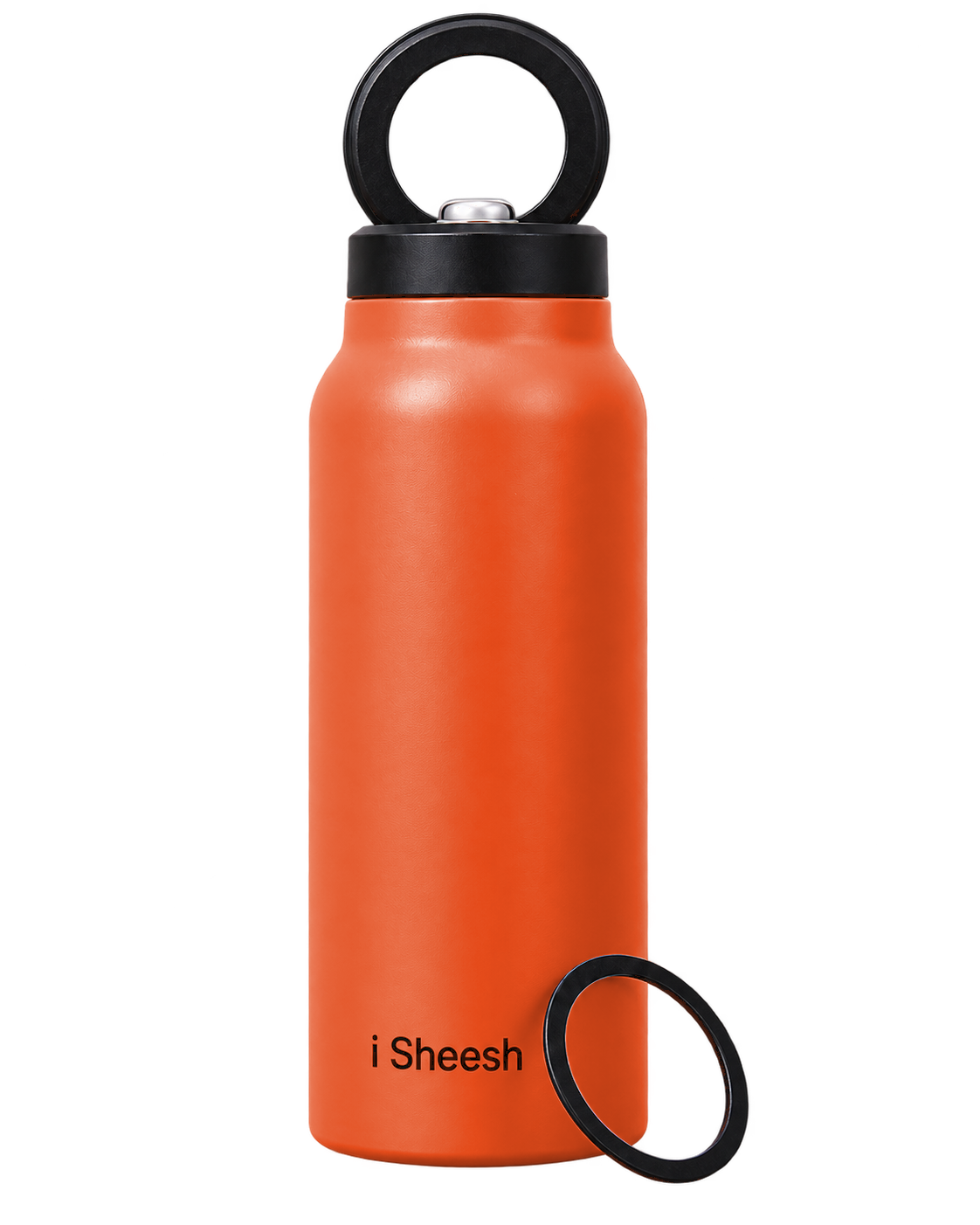 Solar Orange i Sheesh bottle with phone holder ring